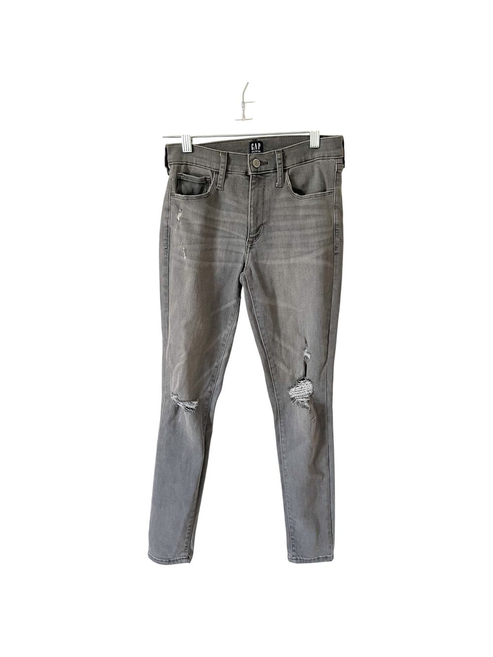 Gap Favorite Distressed Jegging Denim Jeans Gray Size 2/26